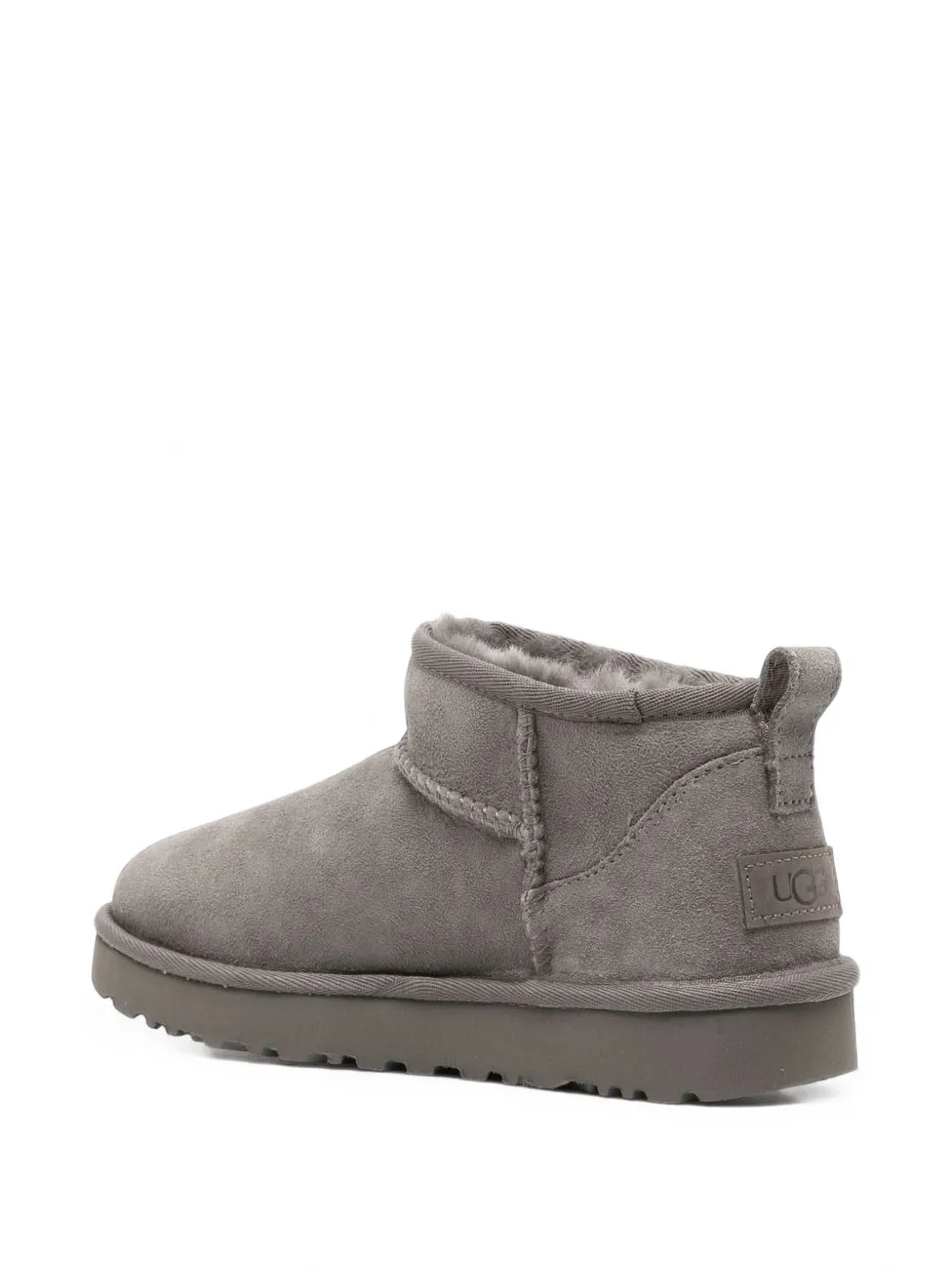 Ugg Classic Ultra Mini Suede Shearling-lined Boots In Multi