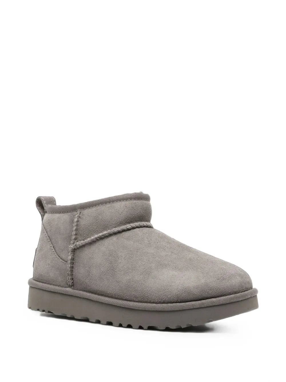 Ugg Classic Ultra Mini Suede Shearling-lined Boots In Multi