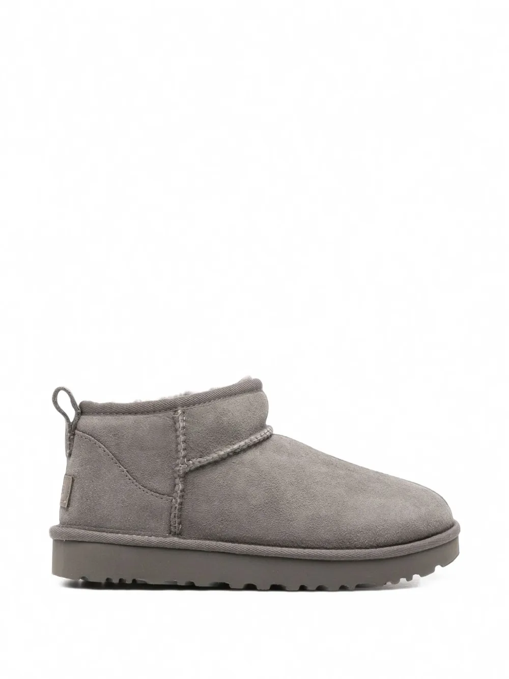 Ugg Classic Ultra Mini Suede Shearling-lined Boots In Multi