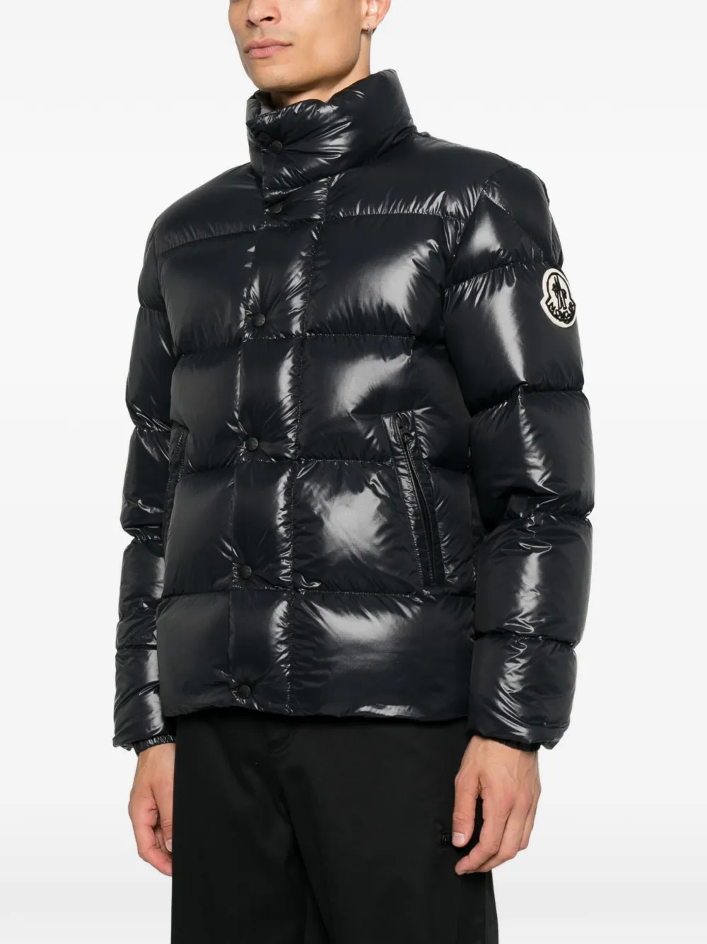 Moncler Bendola gewatteerd jack Zwart