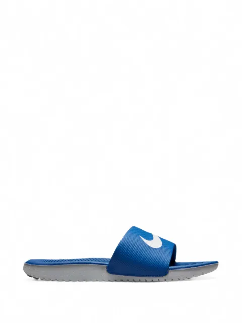 Nike Kids Kawa logo-print slides