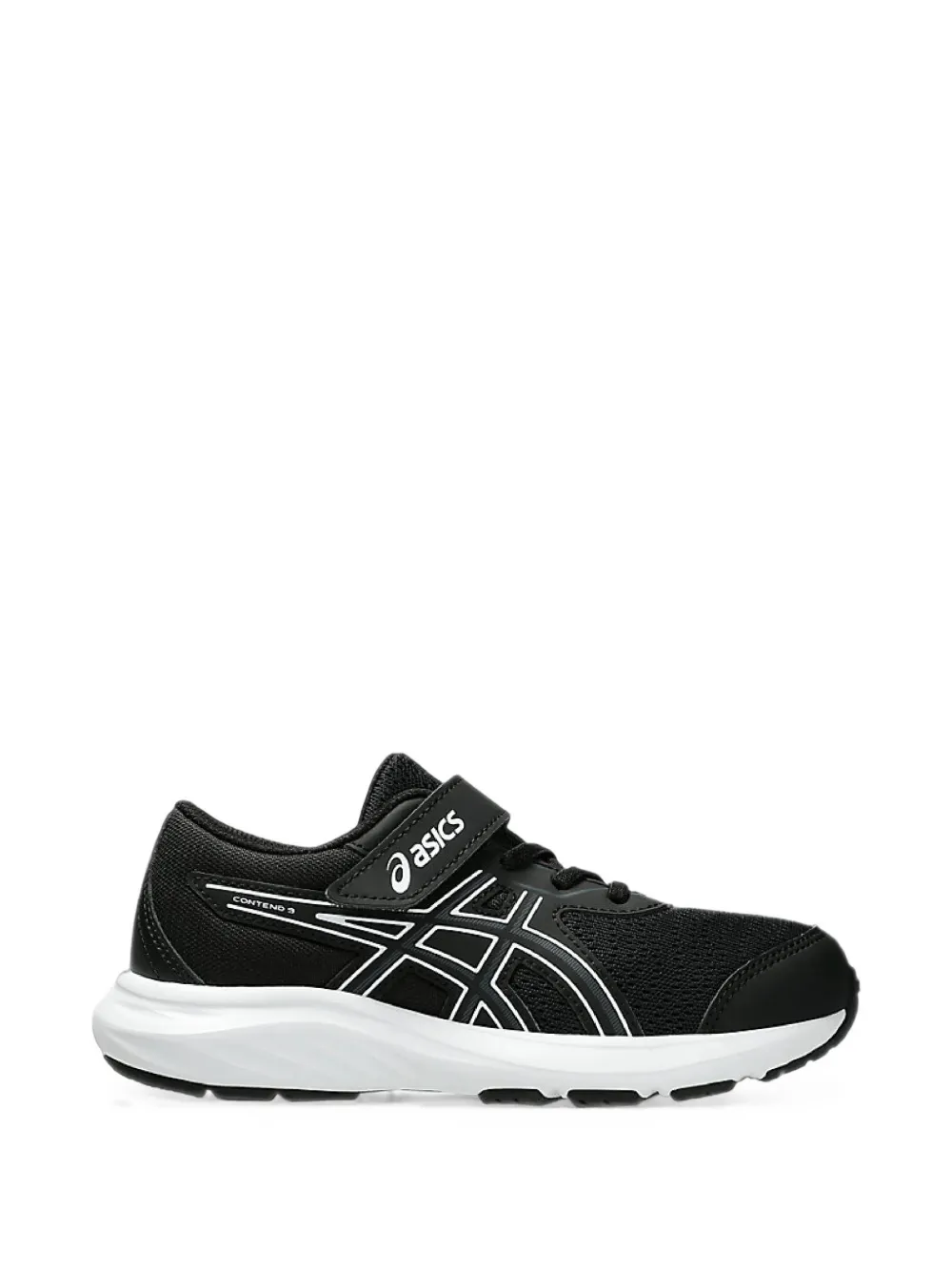 Asics Kids Contend 9 "Black White" sneakers Zwart