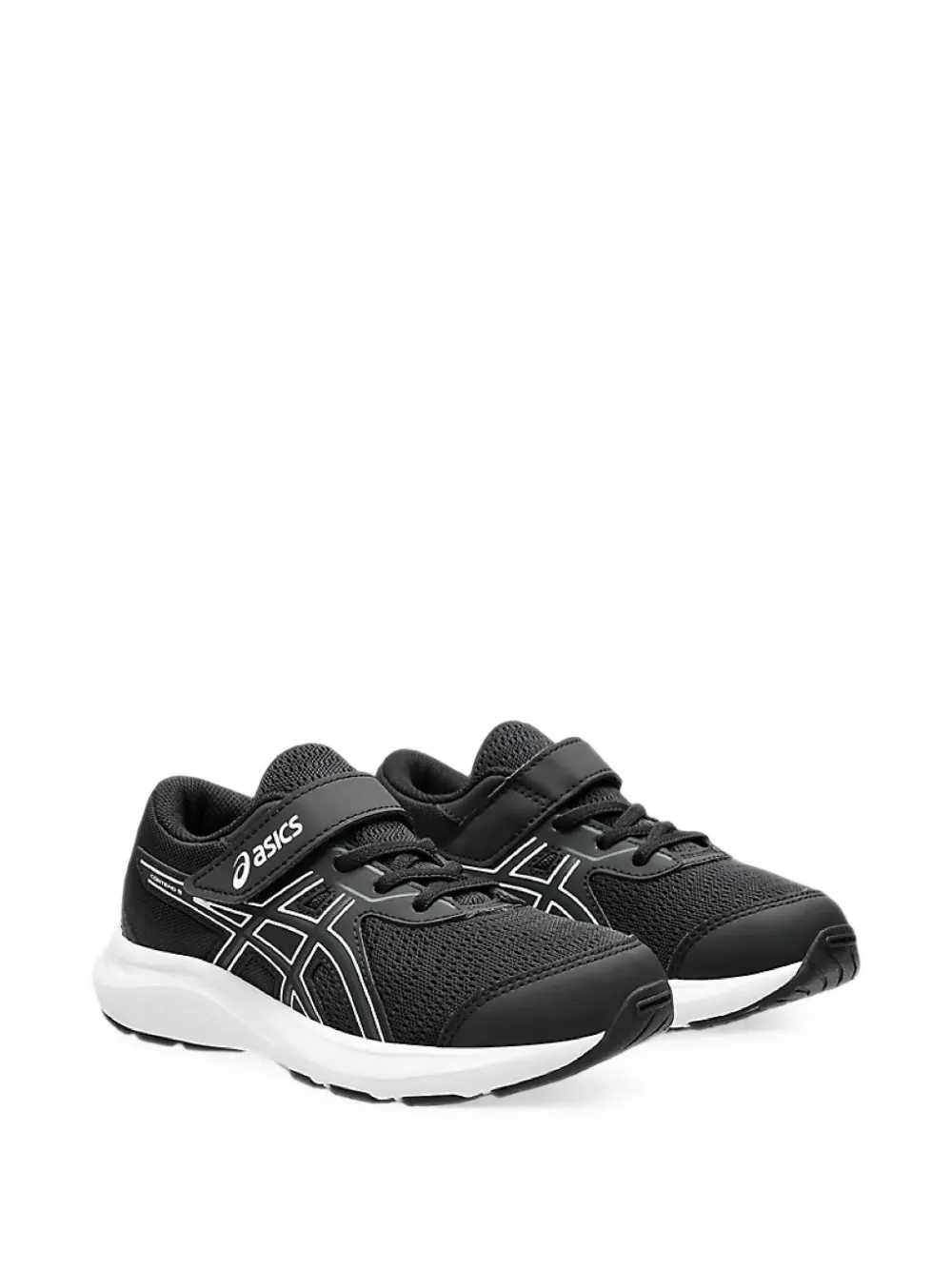 Asics Kids Contend 9 "Black White" sneakers Zwart