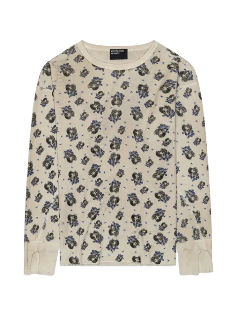 Enfants Riches Déprimés graphic-print waffle-knit T-shirt