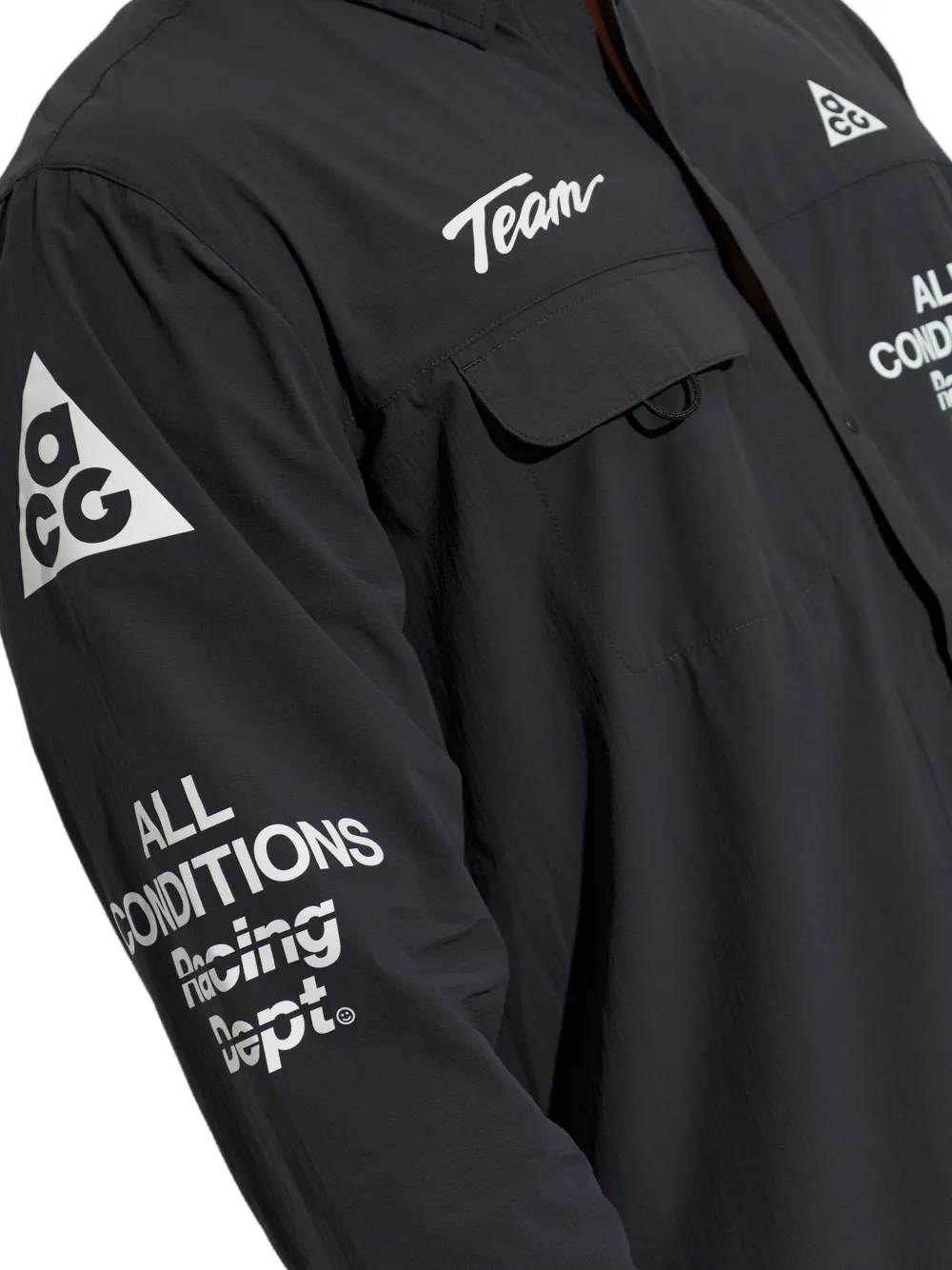 Nike ACG Aireez overhemd met grafische print Grijs