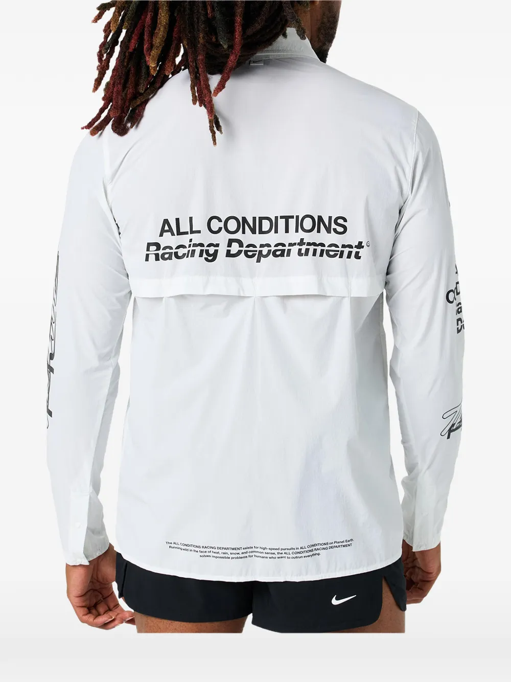Nike ACG Aireez graphic-print shirt Wit