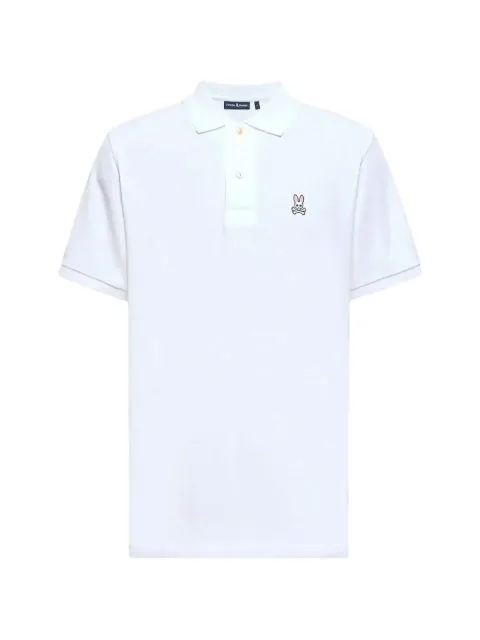 Psycho Bunny logo-embroidered piqué polo shirt