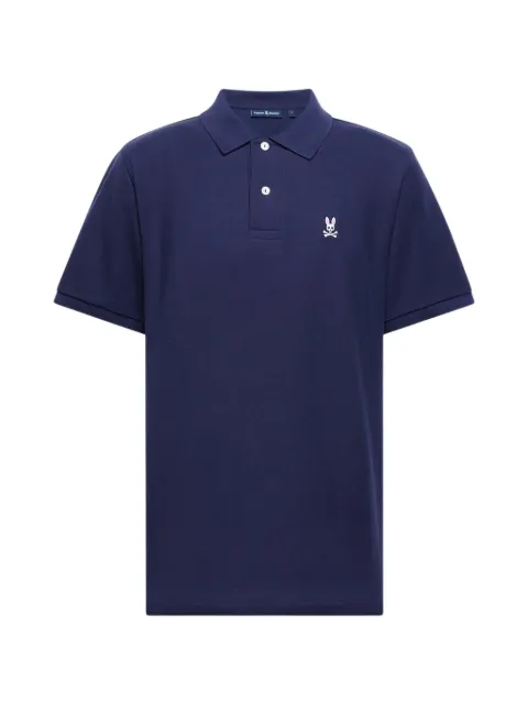 Psycho Bunny logo-embroidered piqué polo shirt