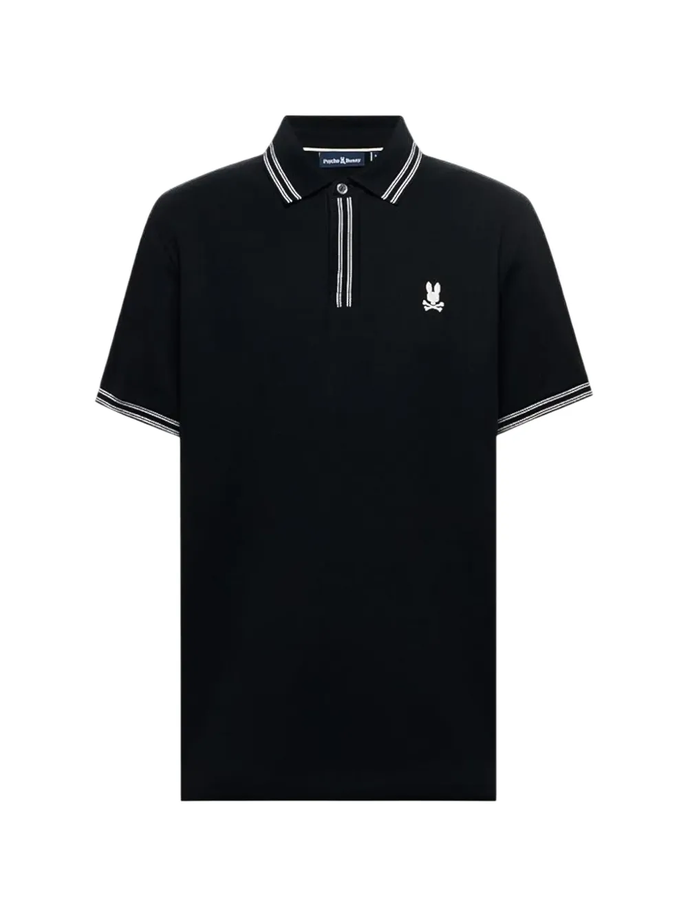Psycho Bunny Dax pique polo shirt - Nero