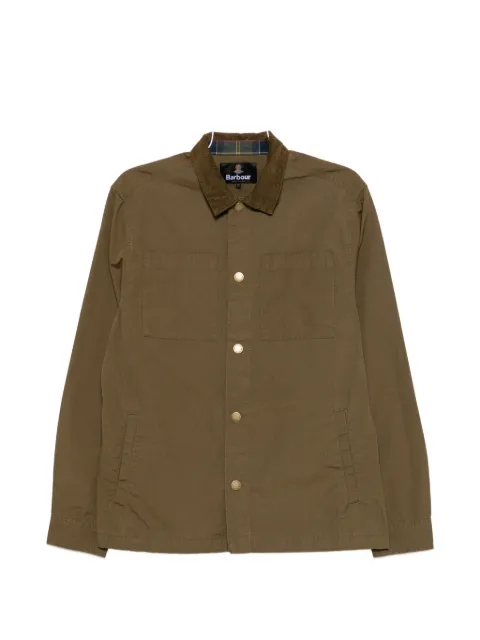 Barbour corduroy-collar overshirt