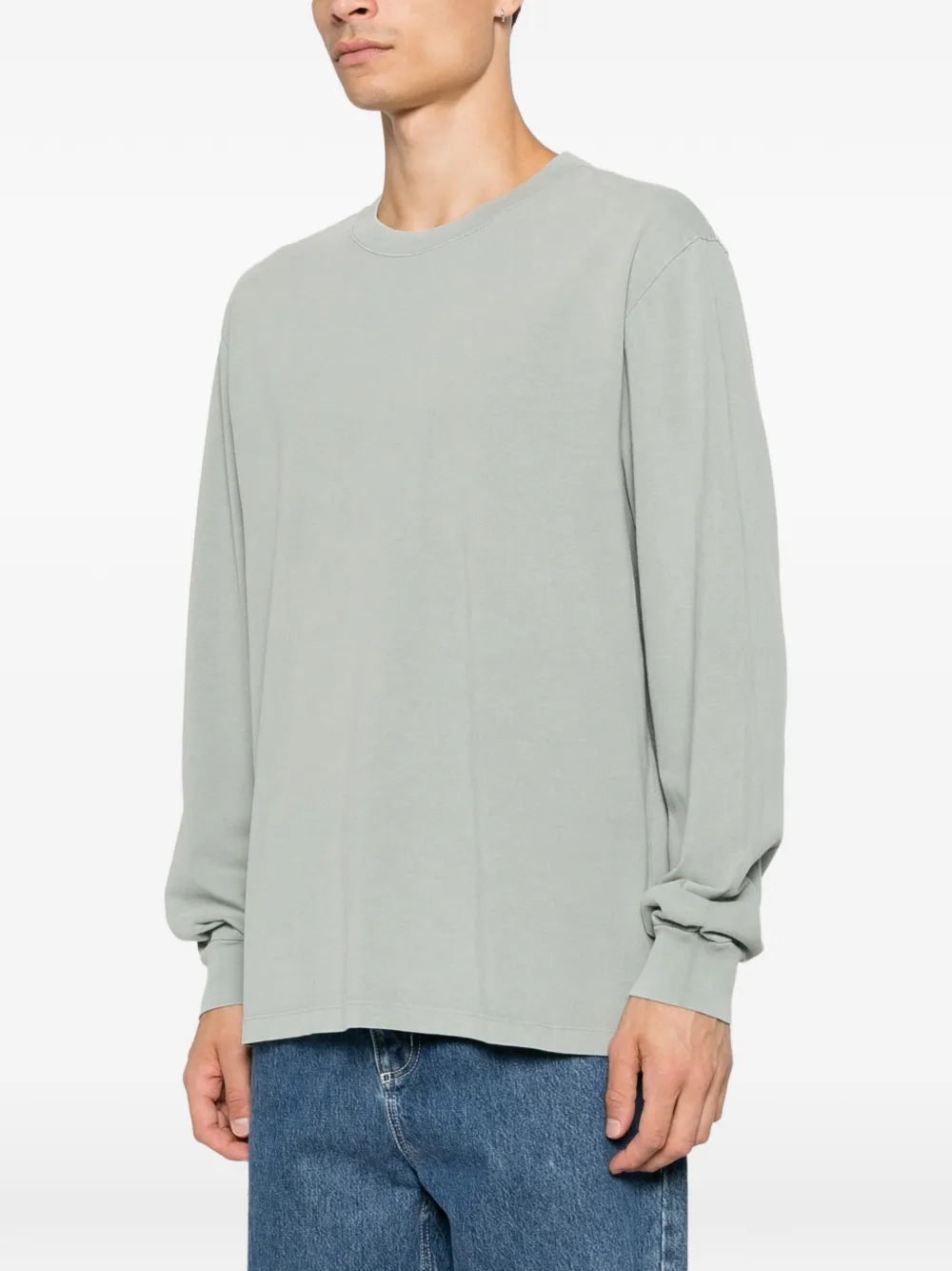 A.P.C. T-shirt met logoprint Groen