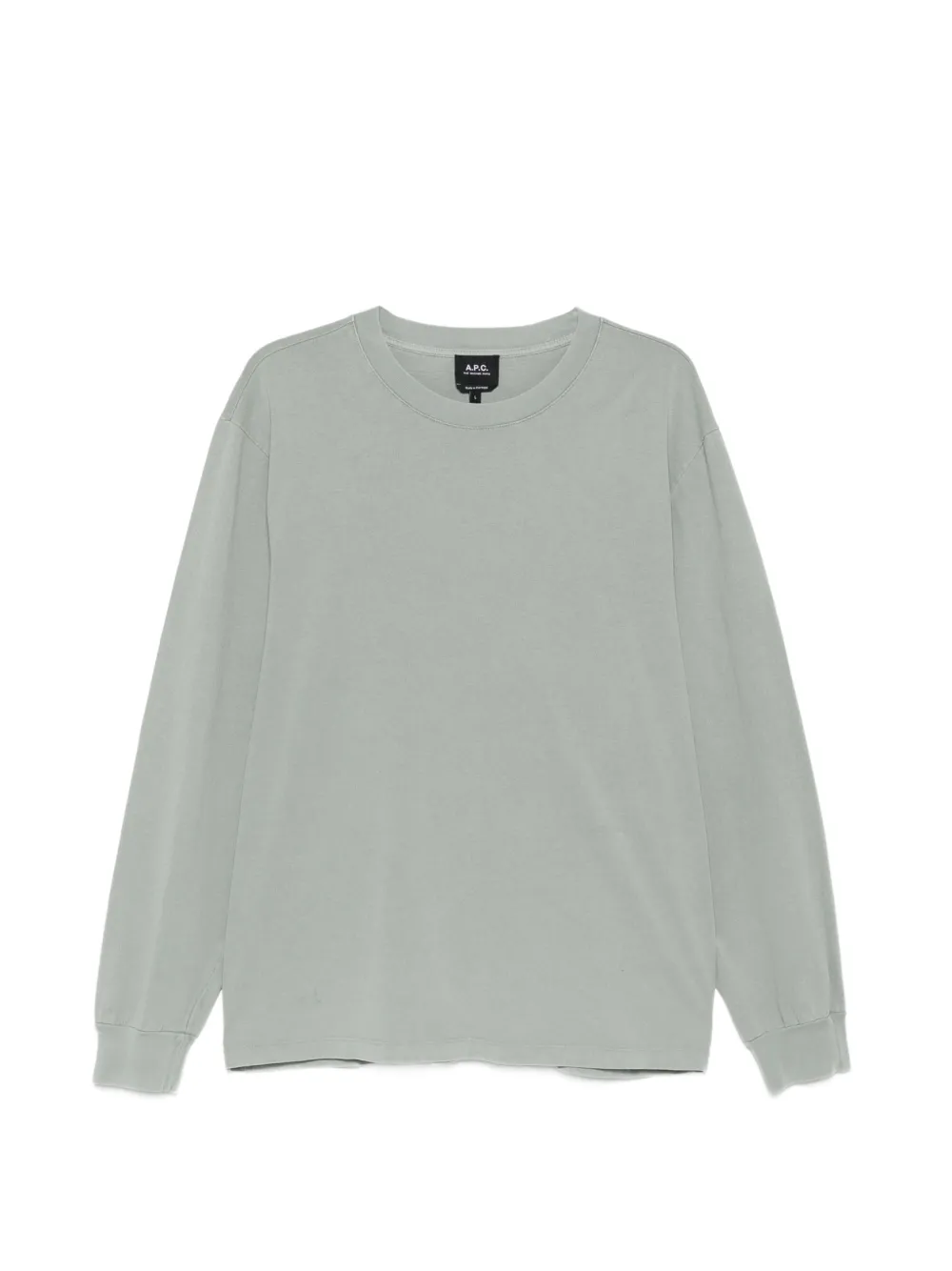 A.P.C. logo-print long-sleeve T-shirt