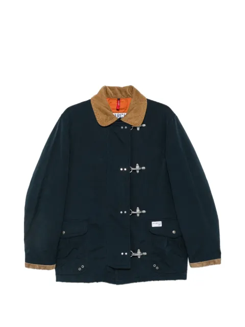 Fay lobster-clasp corduroy-collar jacket