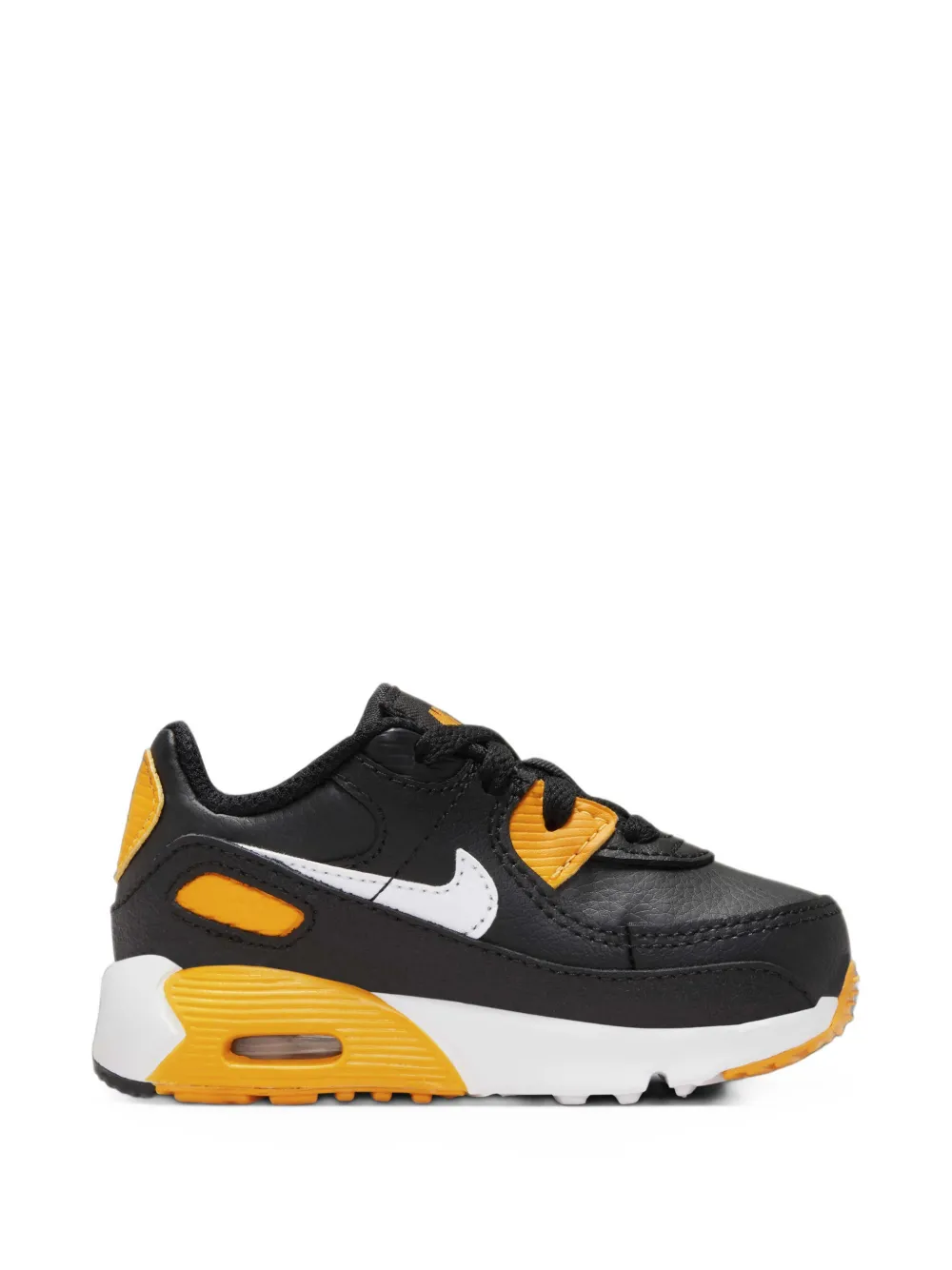 Nike Kids Air Max 90 "Black University Gold" sneakers Zwart