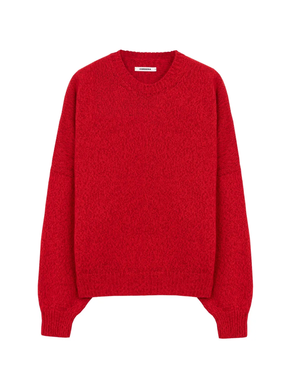 Cordera Crew-neck Drop-shoulder Sweater In Red