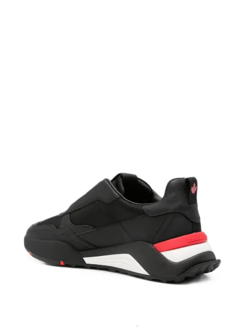 DSQUARED2 logo-print panelled sneakers