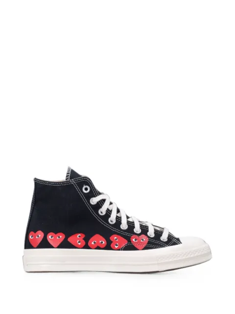 Comme Des Garçons x Converse Chuck 70 Hi heart-print sneakers