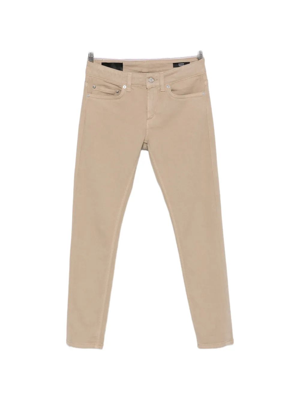 DONDUP logo-plaque slim-fit jeans - Toni neutri