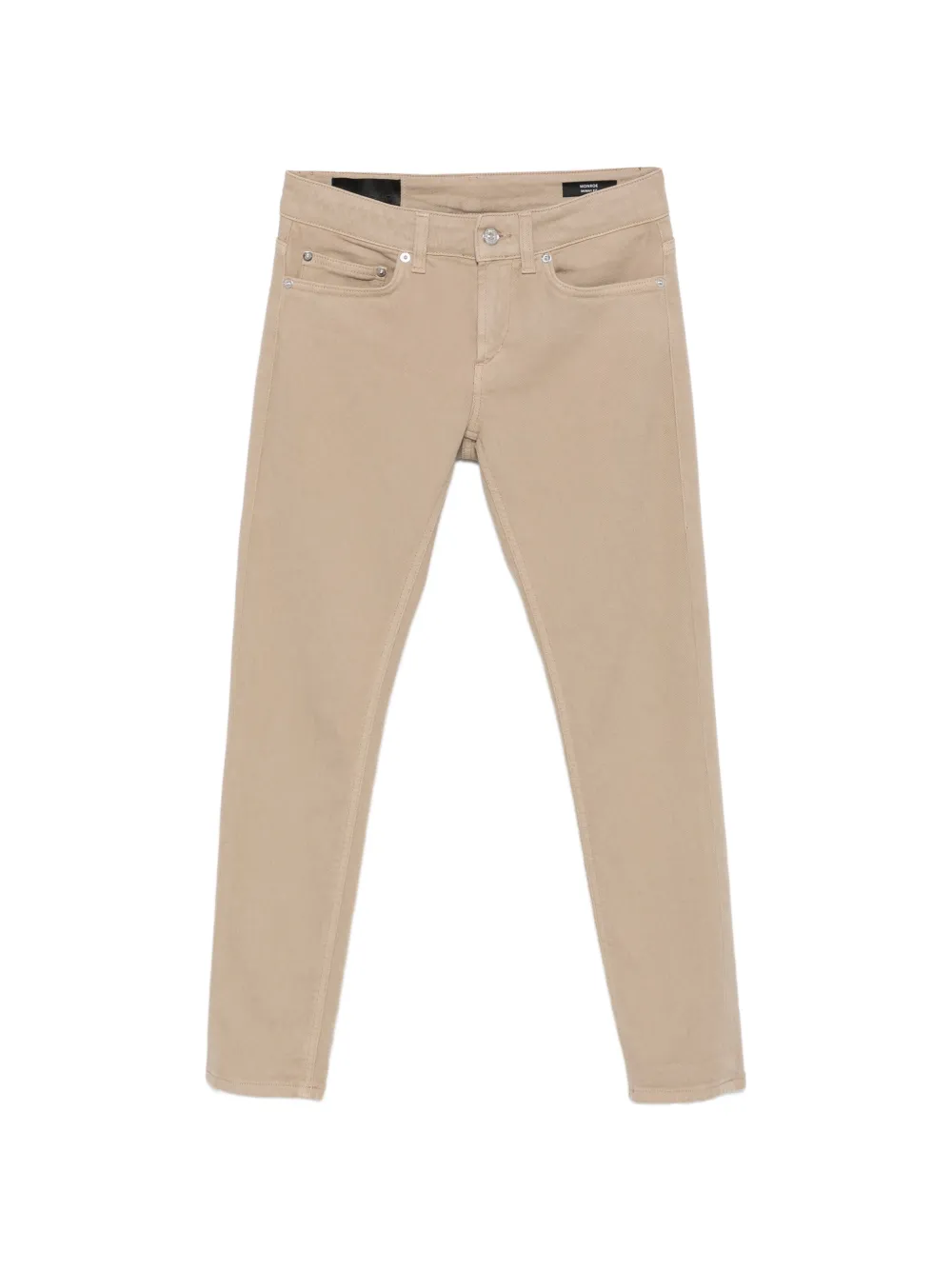 DONDUP logo-plaque slim-fit jeans - Toni neutri