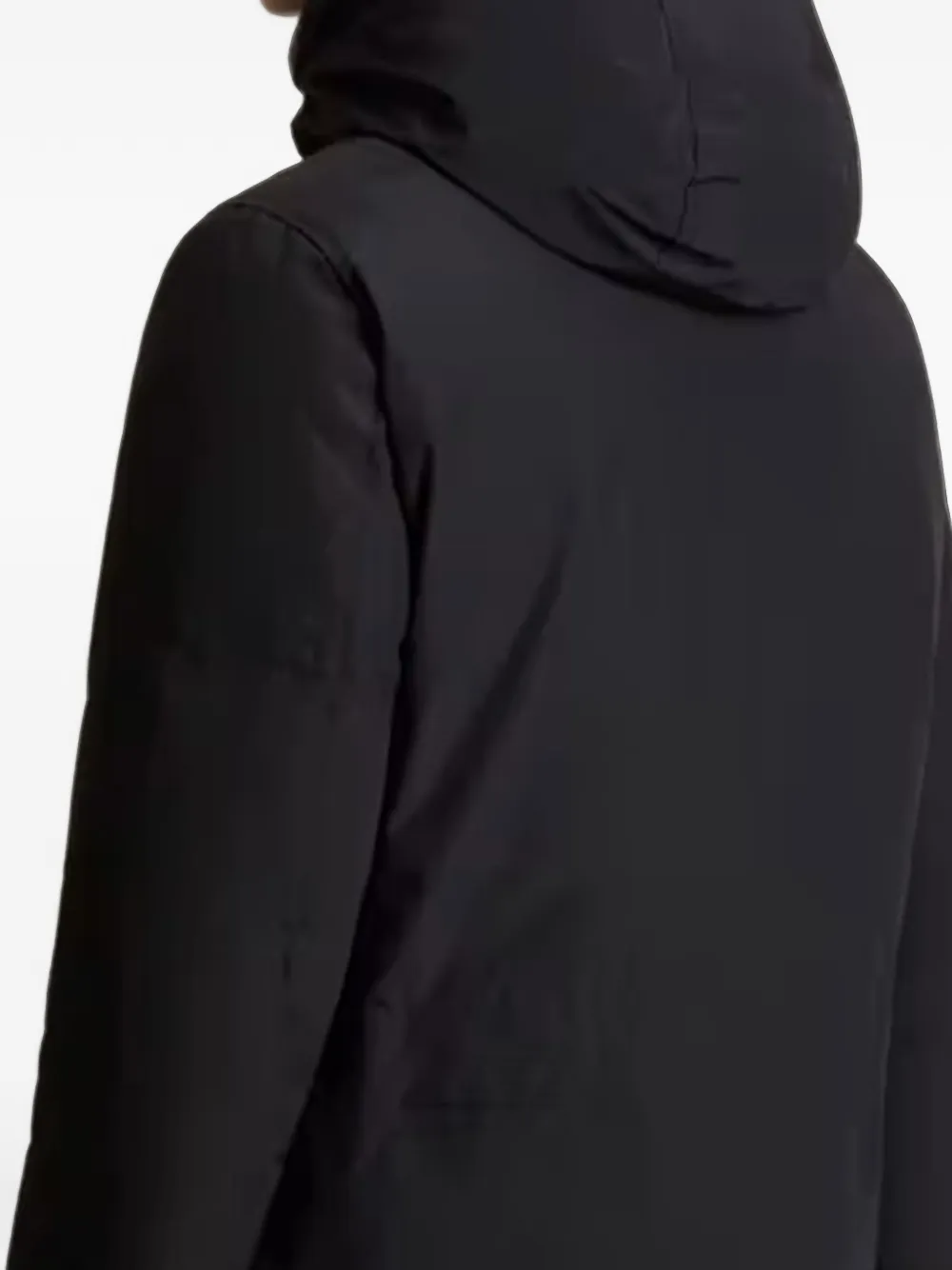 Woolrich Gewatteerde jas met capuchon Zwart