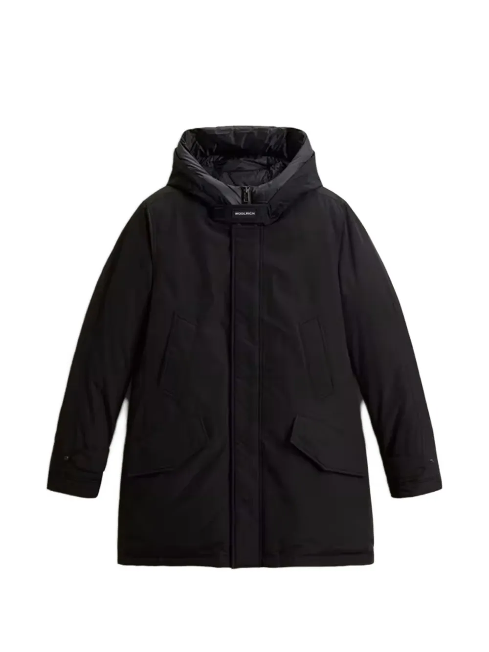 Woolrich hooded padded coat - Nero