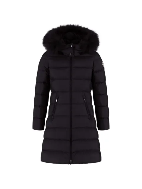 Moncler Enfant Abelle logo-patch quilted coat
