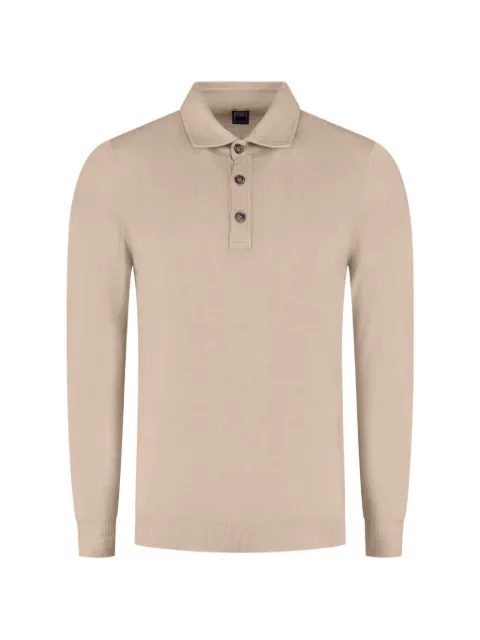 Fedeli long-sleeve polo shirt