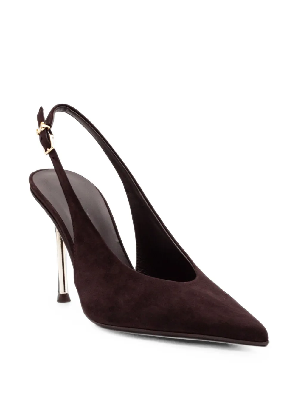 Sergio Levantesi Petra suede slingback pumps Bruin