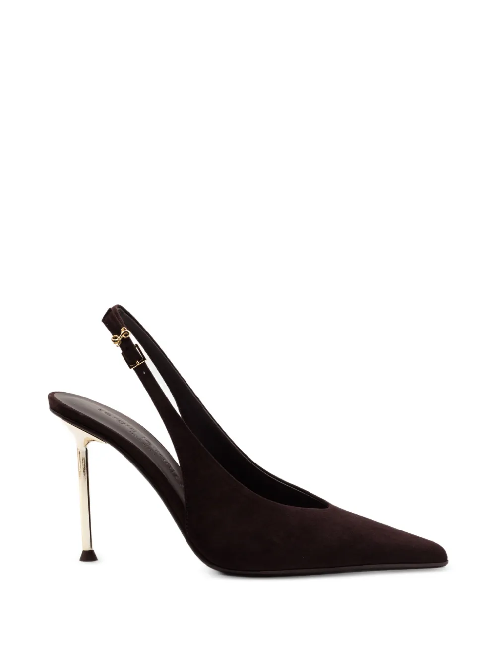 Sergio Levantesi Petra suede slingback pumps Bruin