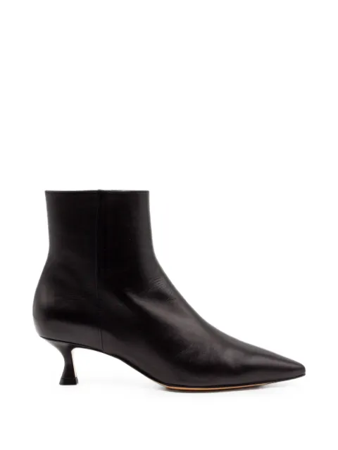 mara bini tapered-toe leather ankle boots