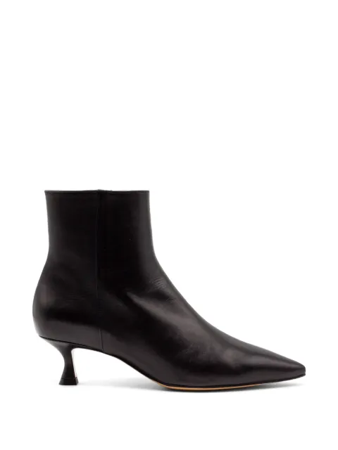 mara bini tapered-toe leather ankle boots