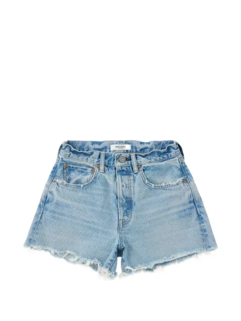 Moussy Vintage Lincoln frayed denim shorts