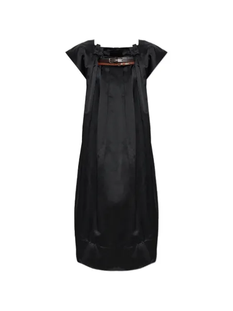 Marni belted-detail pleated midi dress