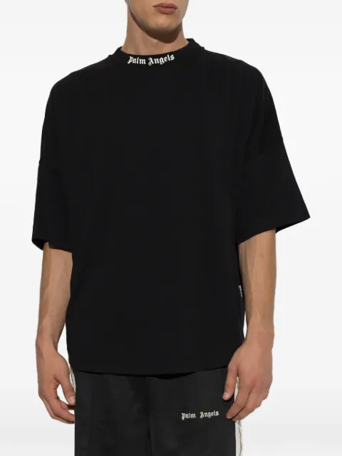 Palm Angels logo-print oversized T-shirt
