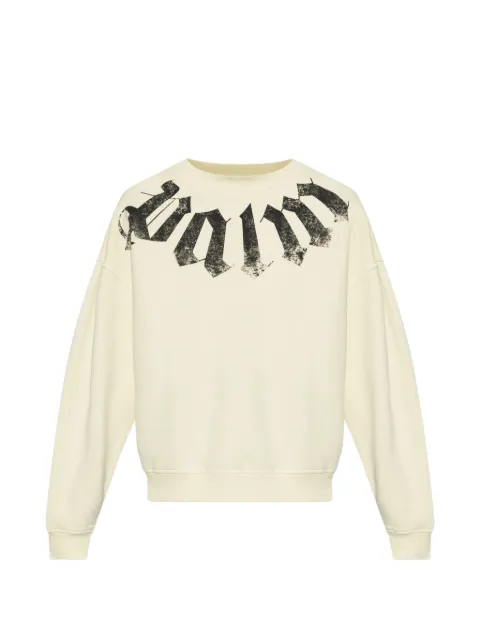 Palm Angels logo-print cotton sweatshirt