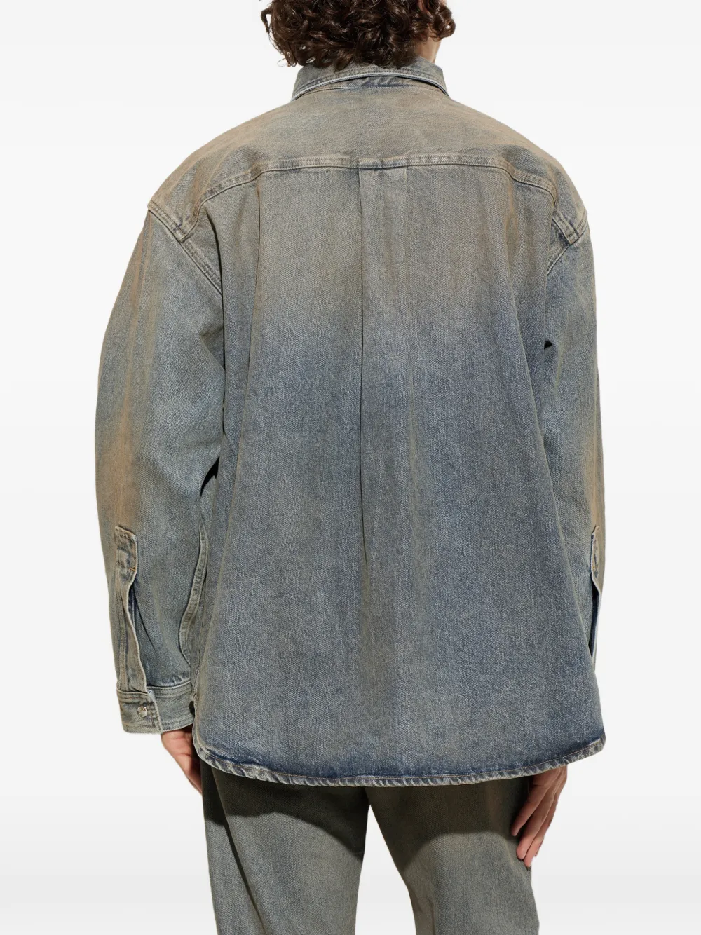 Haikure Nelson denim overhemd Blauw