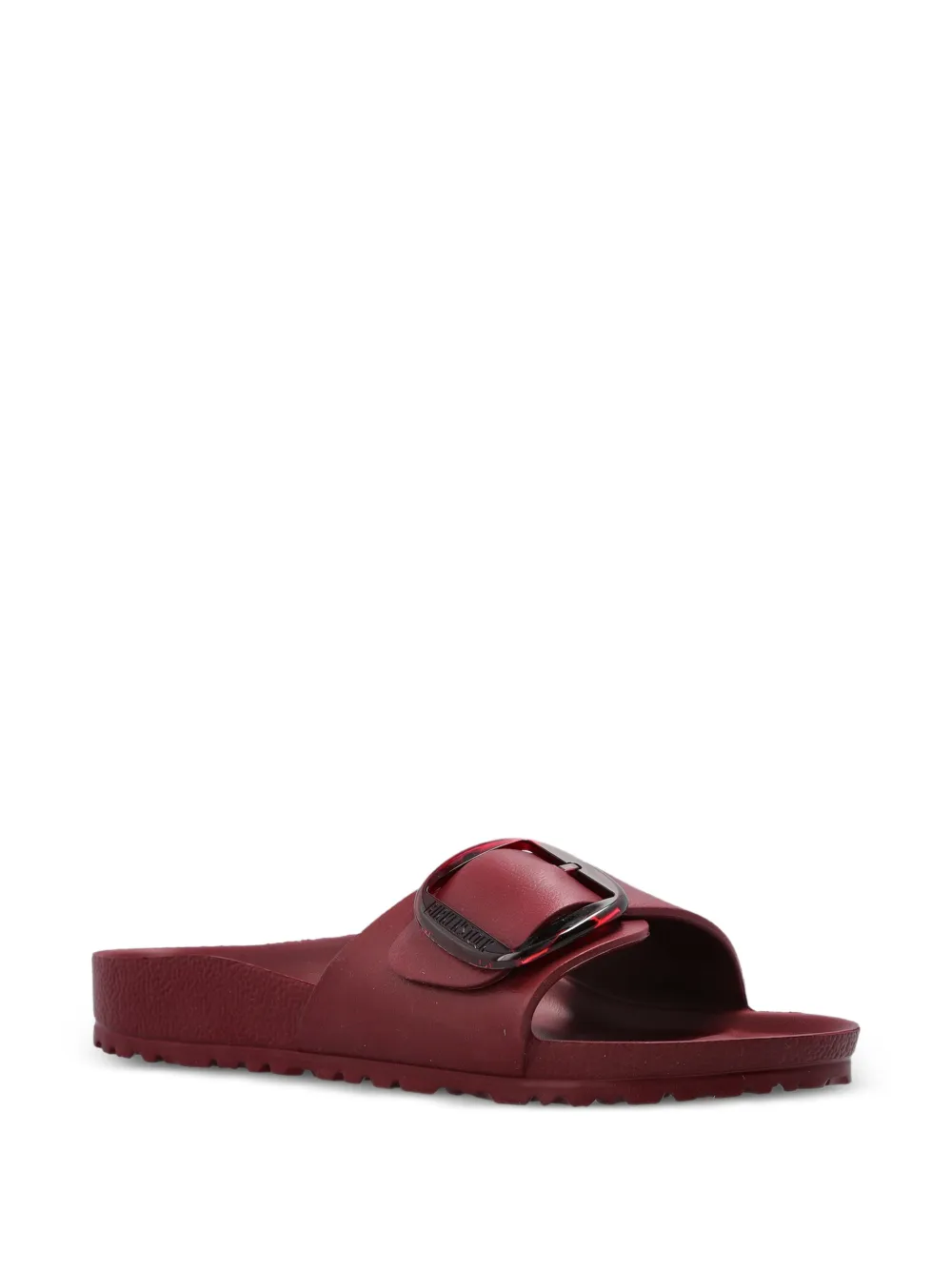 Birkenstock Madrid Big Buckle slides Rood