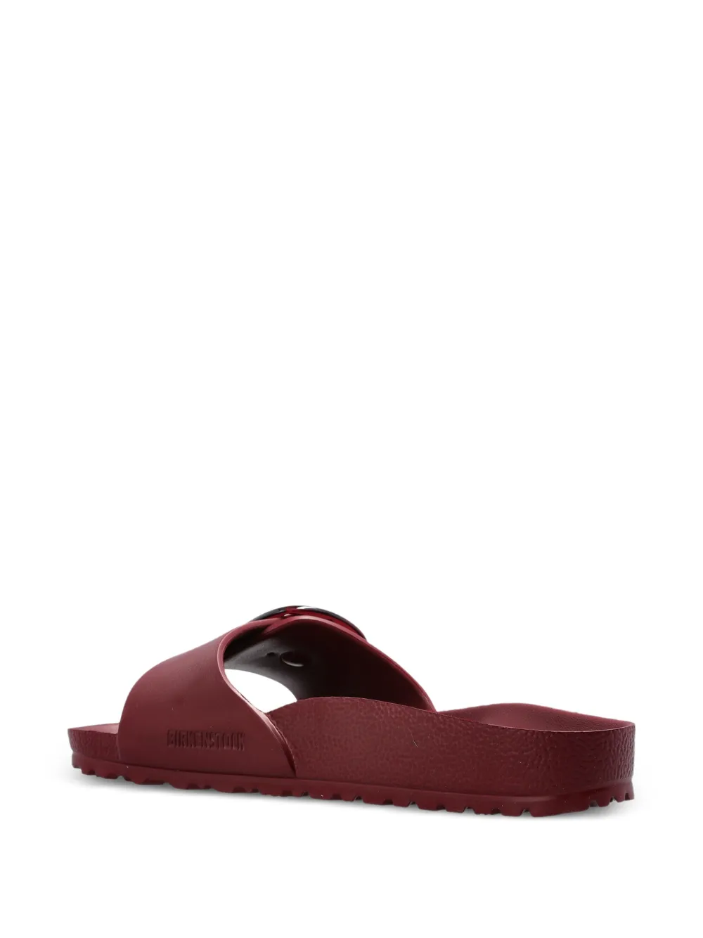Birkenstock Madrid Big Buckle slides Rood