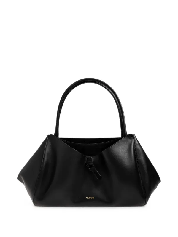 Neous Sagitta Leather Tote Bag in Black