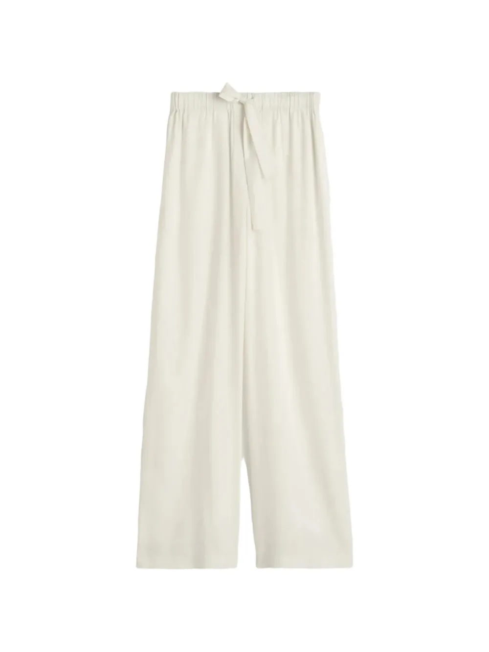 Totême Tie-waist Trousers In White