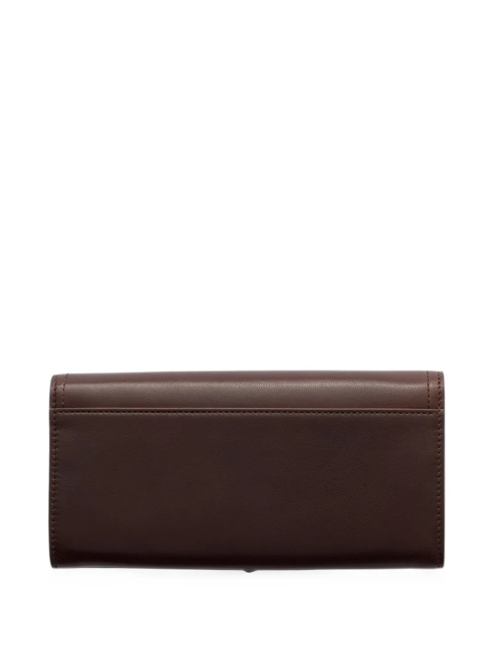 Prada Grote nappaleren portemonnee Bruin
