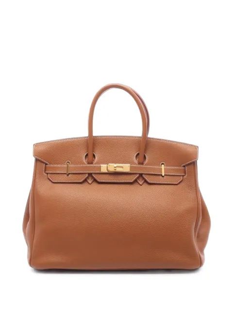 Hermès Pre-Owned sac à main Birkin Retourne 35 en cuir Clémence (2002)