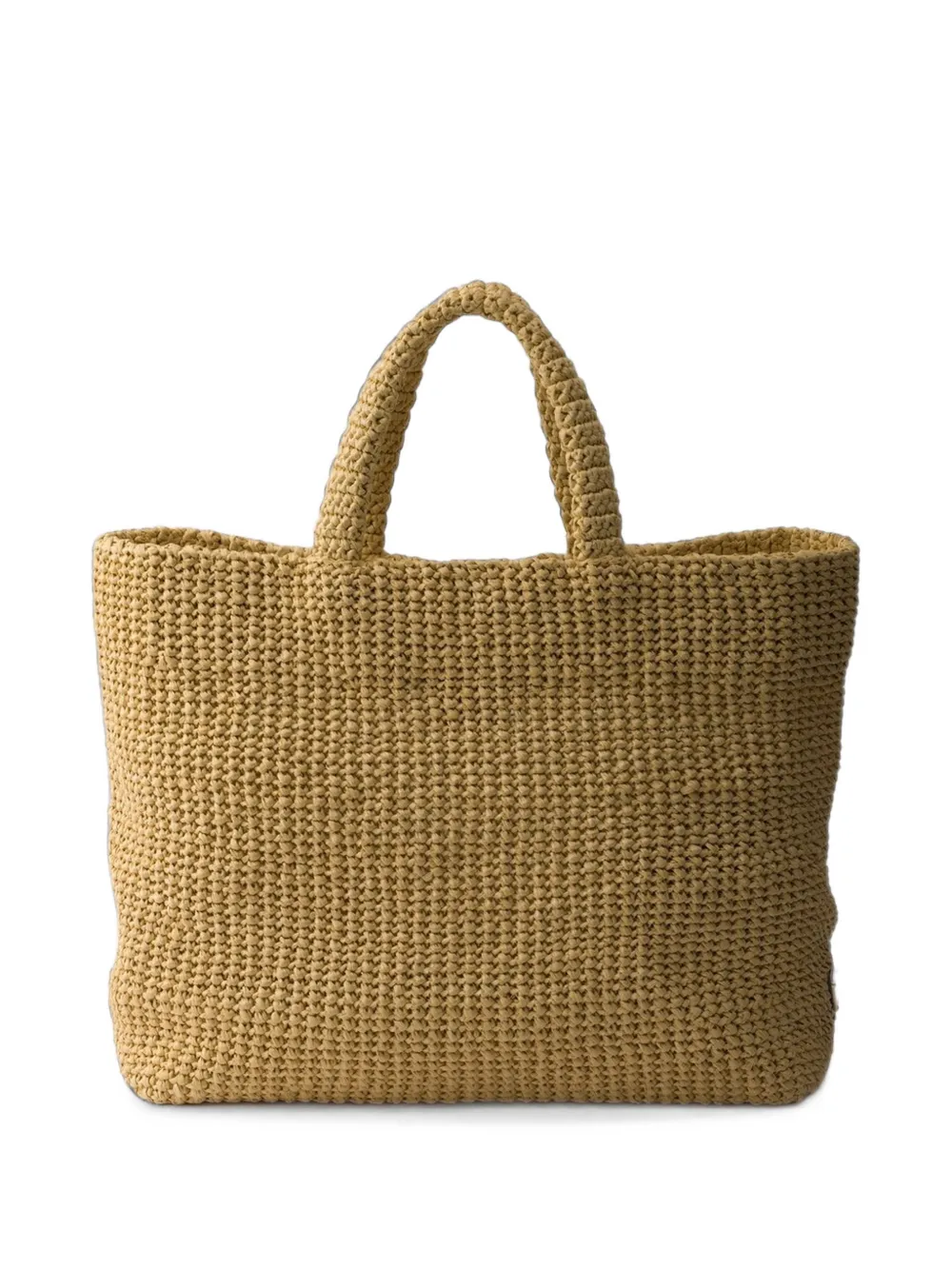 Prada Gehaakte shopper Beige