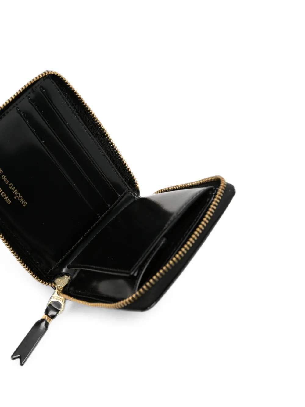 Comme Des Garçons Wallet Portemonnee met stippen Zwart