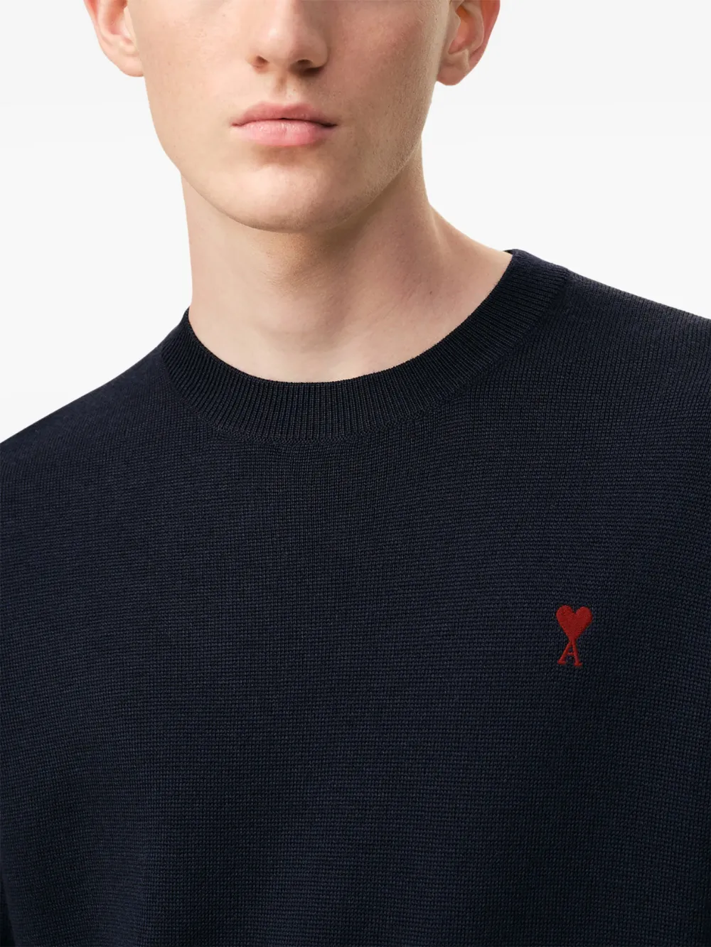 AMI Paris Ami de Coeur sweater Blauw