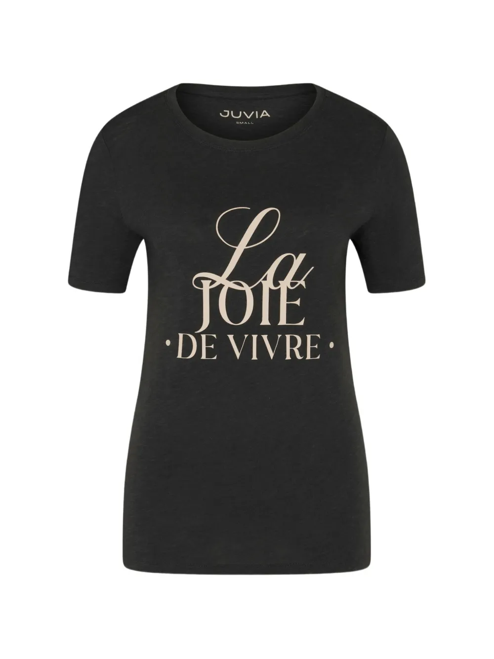 Juvia Christina slub-texture T-shirt