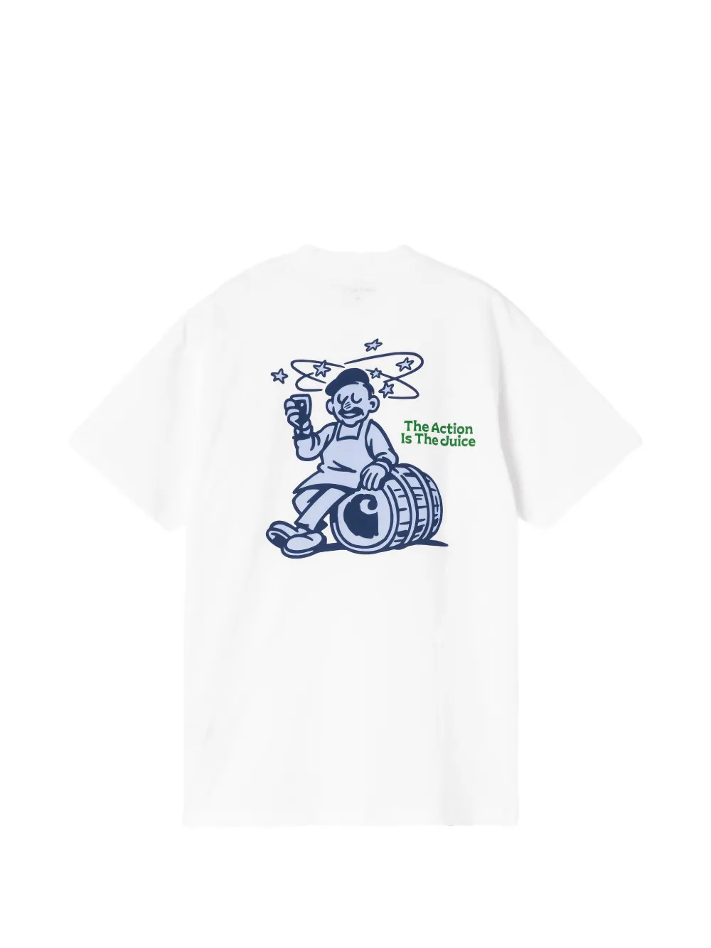 Carhartt WIP Grape Picker T-shirt met grafische print Wit