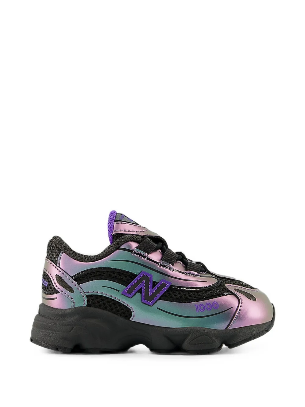 New Balance Kids 1000 Bungee iridescent sneakers Paars