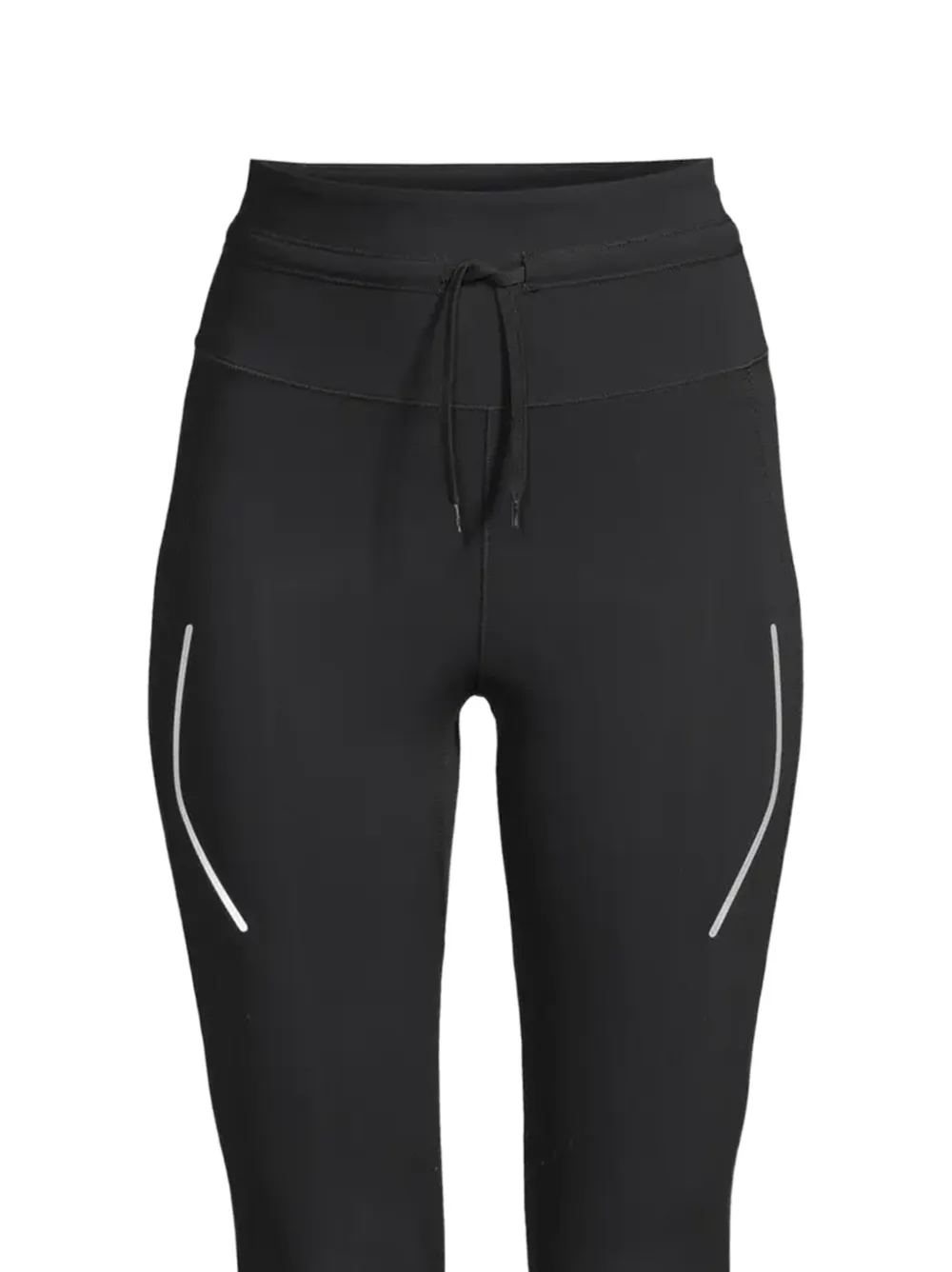 Casall Legging met trekkoord en uitgesneden details Zwart
