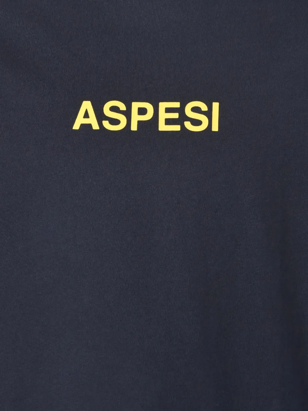 Aspesi Kids T-shirt met logoprint Blauw